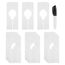 2X(30 Closet Dividers for Hanging Clothes- Rectangle Clothing Size Dividers4151