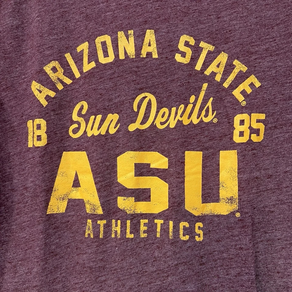 Футболка Champion Arizona Sun Devils размер средний красный вырез лодочкой короткий рукав NCAA - Изображение 2 из 4