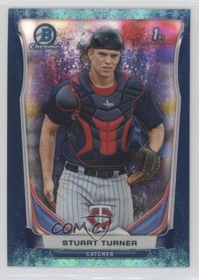 2014 Bowman Chrome Prospects Bubbles Refractor 46/99 Stuart Turner #BCP84 6u5