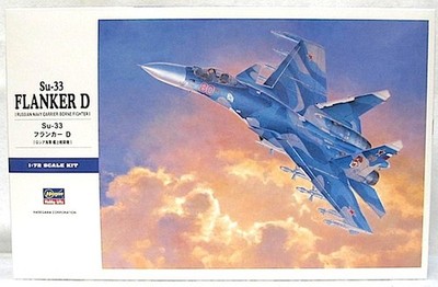 Hasegawa Russian Nay Carrier-borne Fighter 1/72 ''Su-33 Flanker D'' Neu