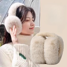 Fashion Portable Earmuffs Outdoor Cold Protection Women Men Faux Fur Ear-Muffs F