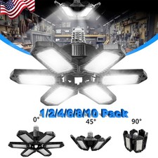 1-10 Pack Led Garage Light Bright Work Shop Ceiling Light Deformable Bulb Lamp 1-10 Pack Led Garage Light Bright Work Shop Ceiling Light Deformable Bulb Lamp