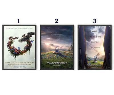 The Hunger Games Sunrise on the Reaping 2026 Poster Set