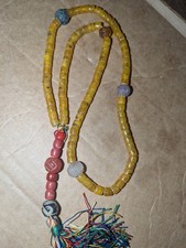 Vintage amber prayer beads rosary
