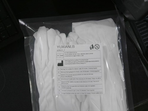 6 Pairs White Christmas Gloves Usher Short Women Uniform Gloves... - Picture 8 of 8