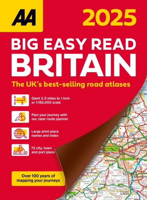 AA Big Easy Read Atlas Britain 2025 - Image 2