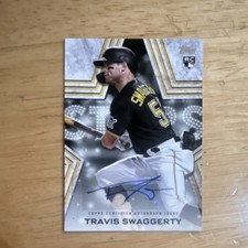 Topps 2023 Series 1 Baseball Stars Auto Travis Swaggerty RC #BSA-TSW Pirates