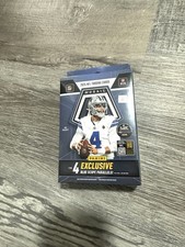 2025 Panini Mosaic Football Hanger Box Sealed - 4 Exclusive Blue Scope Prizms RC