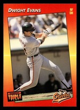 Dwight Evans 1992 Triple Play #67 Baltimore Orioles Baseball *205