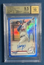 2020 Miguel Vargas Bowman Chrome Blue  Auto 30/150 SP White Sox BGS 9.5 GEM MINT