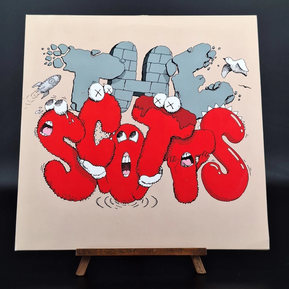 Travis Scott x Kid Cudi x Kaws The Scotts Beige 12” Vinyl Record Red - Image 3 of 4