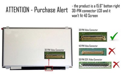 Für MSI GP60 2QF SERIES 15,6'' LED LCD Bildschirm FHD Non-IPS Display Panel