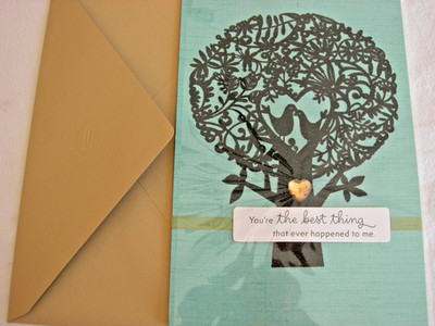 NEW Hallmark ANNIVERSARY Card  ''You're the best thing that ever happened to me''