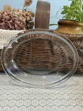10” Pyrex Glass Oval Dish Vintage No 10 SH