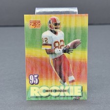 1995 Sportflix Football Card Lenticular Michael Westbrook #121 (RC) Rookie Card. rookie card picture