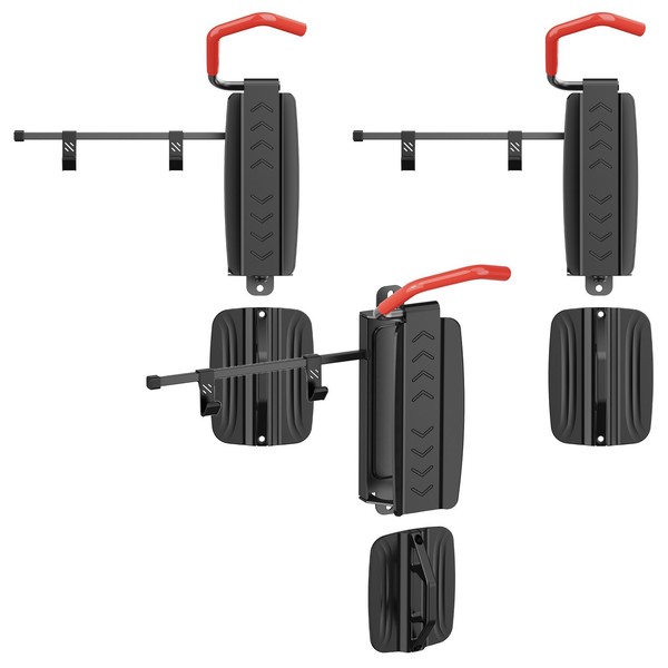 3X Fahrrad-Wandhalterung Fahrradhalter WandstäNder Fahrradhalter / Stahl / 35Kg-image