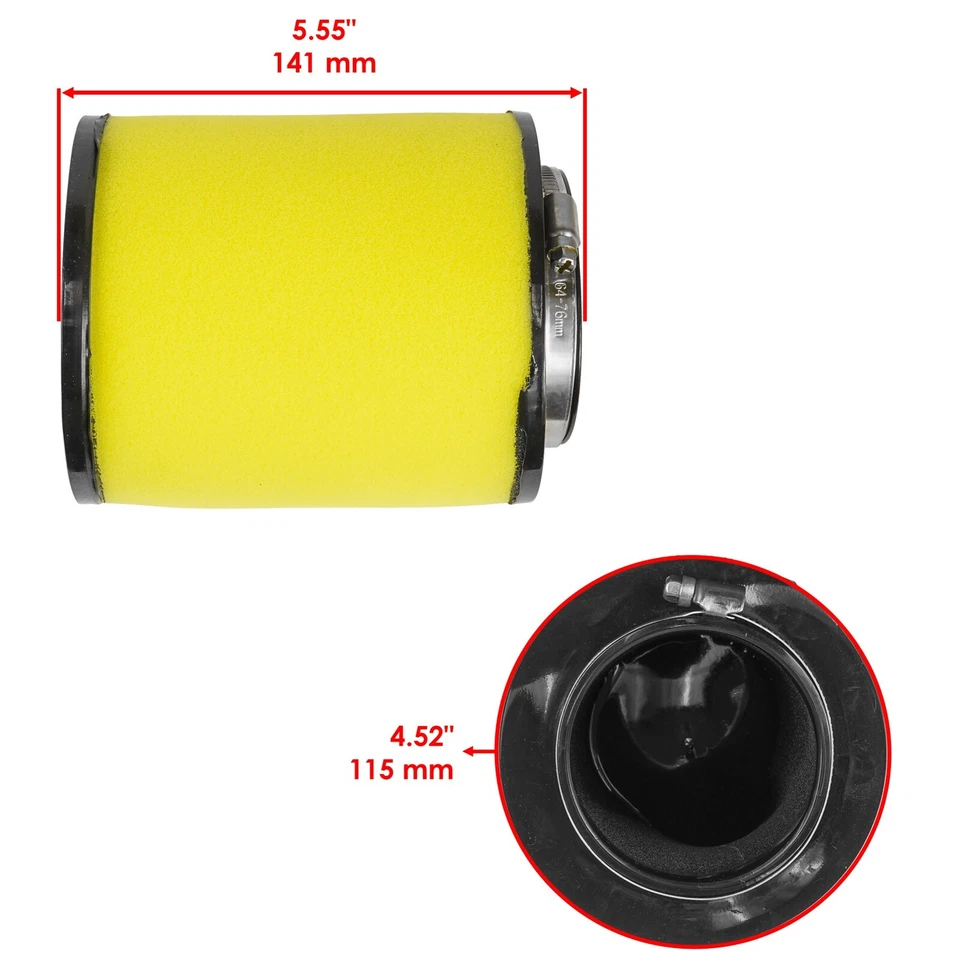 Air Filter Element Cleaner For Honda Rancher 420 TRX420FM 4x4 2007-2013 QTY 2 - Image 2 of 4