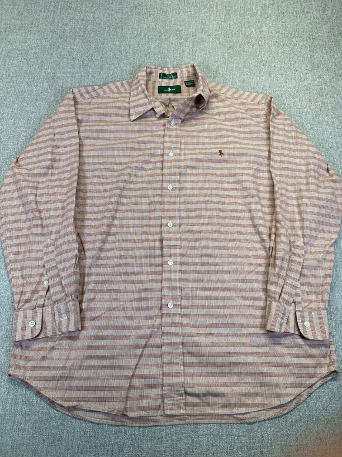 Hunt Club Mens Western Shirt Button Down Houndstooth … Gem