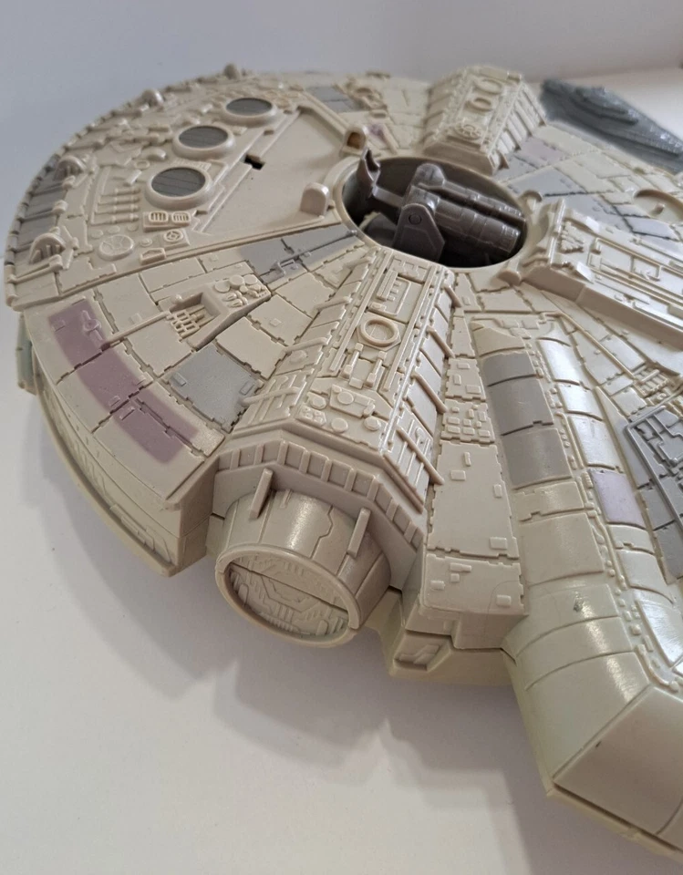 De colección 1995 Star Wars Halcón Milenario Galoob Juego con Destructor Estelar Incompleto Foto 2 de 4