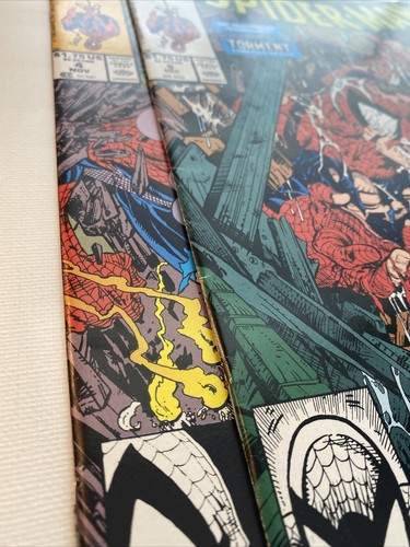SPIDER-MAN #4 5 / Todd McFarlane 1990 Marvel Comics Lizard Torment / 2 Books - Picture 6 of 10