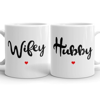 Just Married Cute Wedding Tea Coffee Printed Cup Ceramic Mug