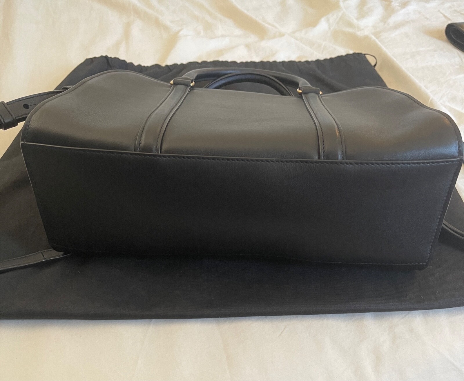 YSL Saint Laurent Lock borsone bambino liscia pelle di vitello manico superiore a tracolla