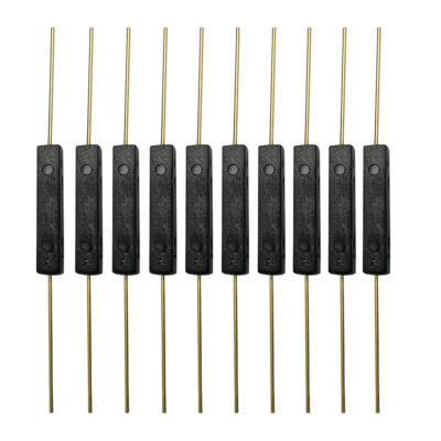 10Pcs Plastic Reed Switch Reed Contact Normally Open (N/O) Magnetic ...