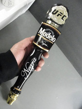 MODELO NEGRA DRAFT BEER TALL BAR TAP HANDLE BLACK GOLD UFC BELT 13.5" NEW NIB