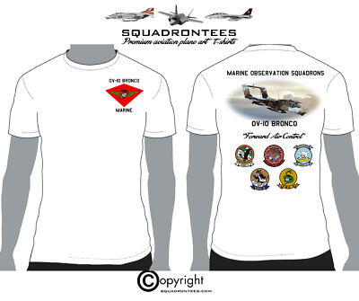 OV-10 Bronco Squadron T-ShirtD2, USMC Licensed Product