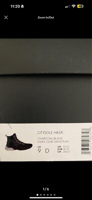 coach shoes mens 9 hiker boots new never use still in the box