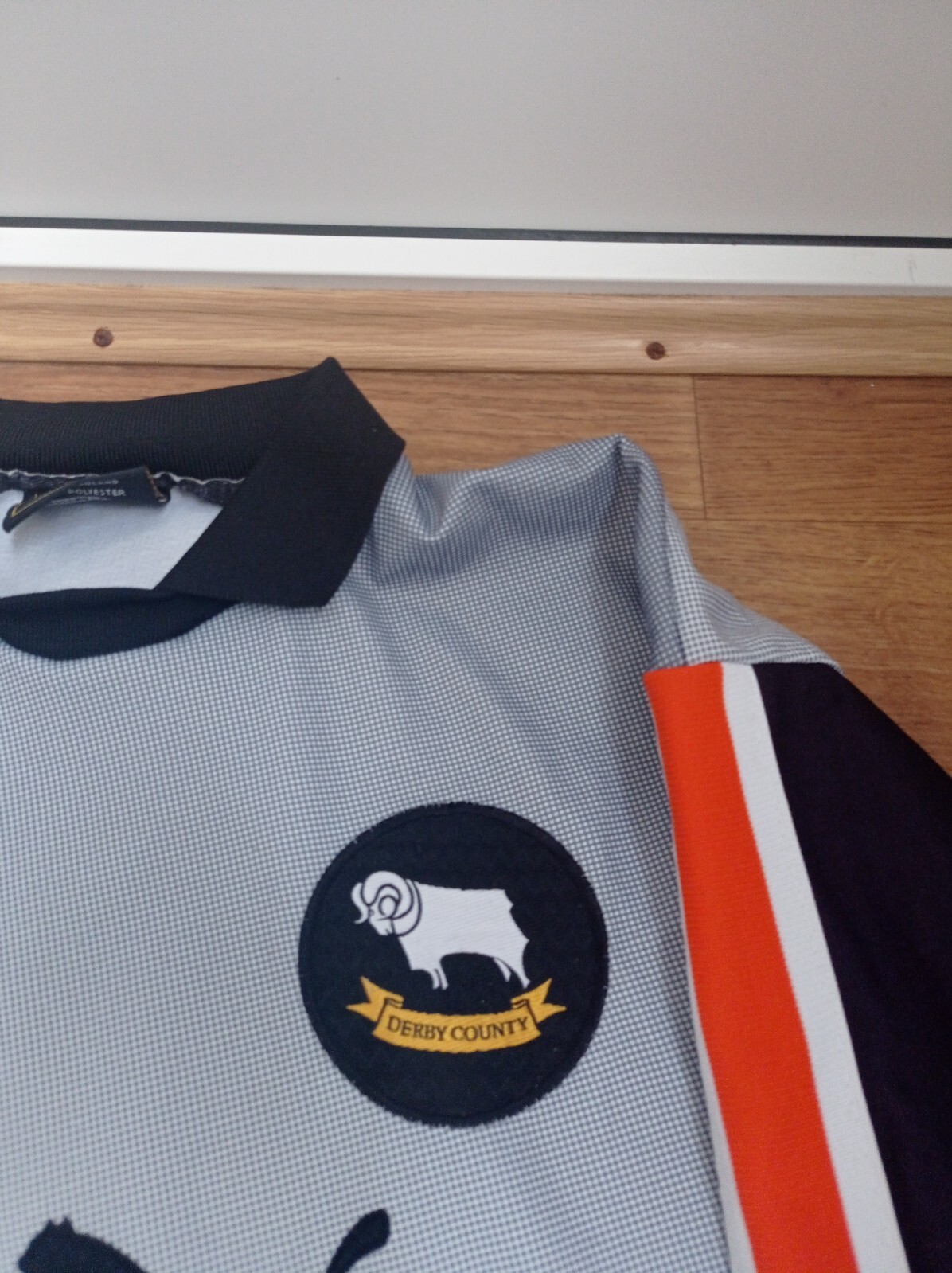 #21 Poom Rare Derby County 1997 Home Goalkeeper Football Shirt Mens M thumbnail 3