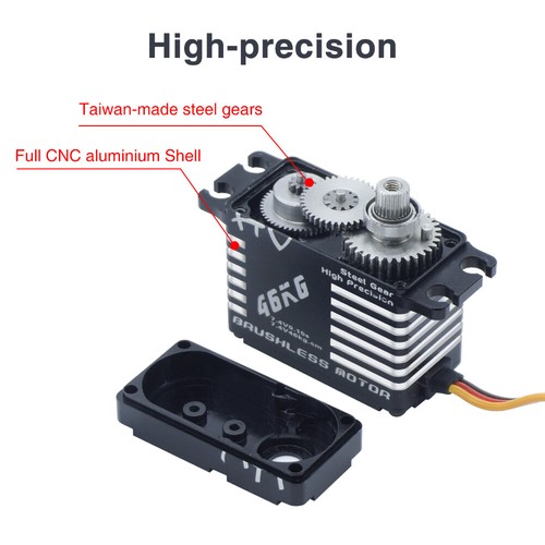 2x JX Servo BLS-HV7146MG 46KG Digital Brushless Servo for RC Car Truck Crawler - Picture 3 of 12