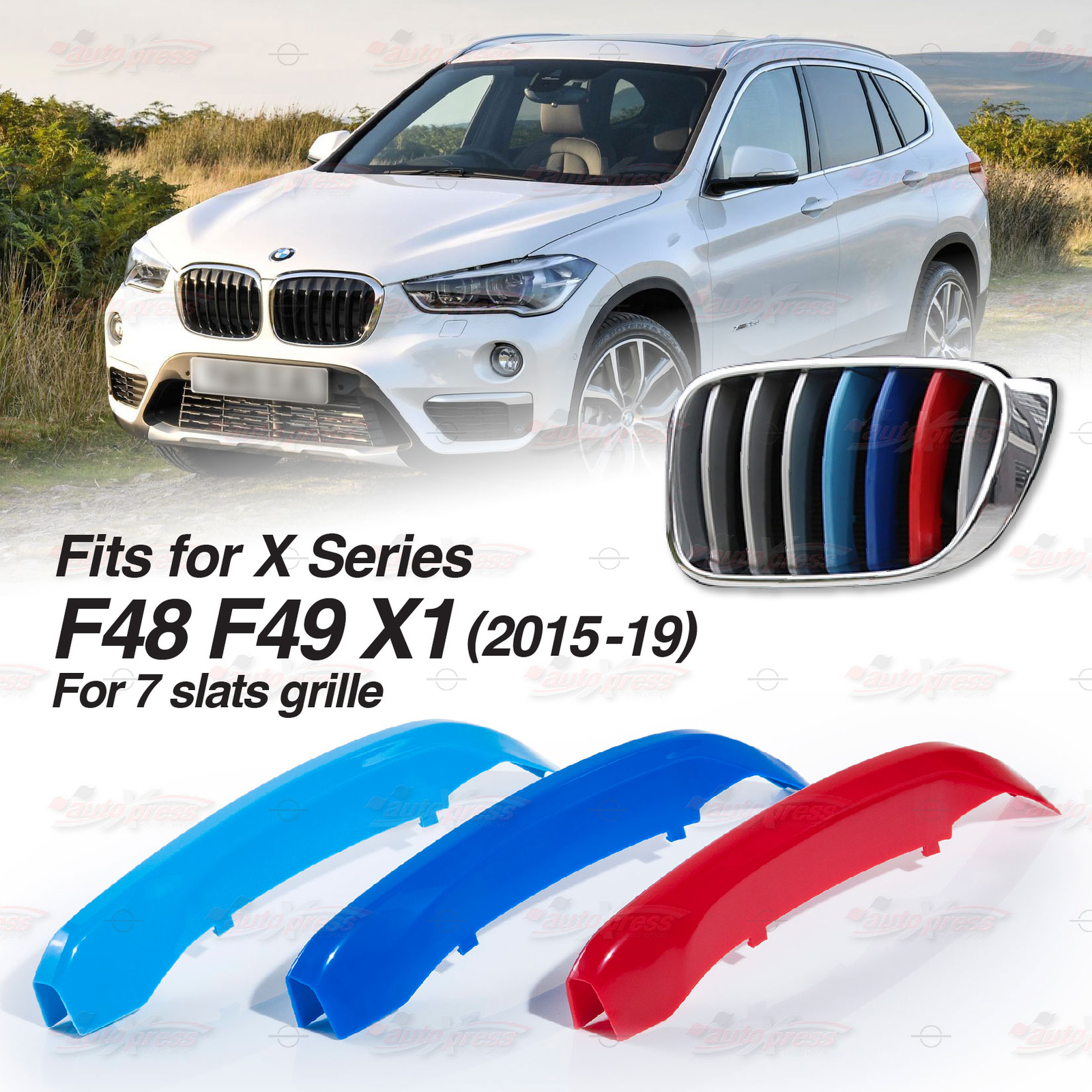 Gangying F48 F49 Griglia Anteriore Per BMW X Serie X1 F48 F49 Radiatore Griglia - Foto 8