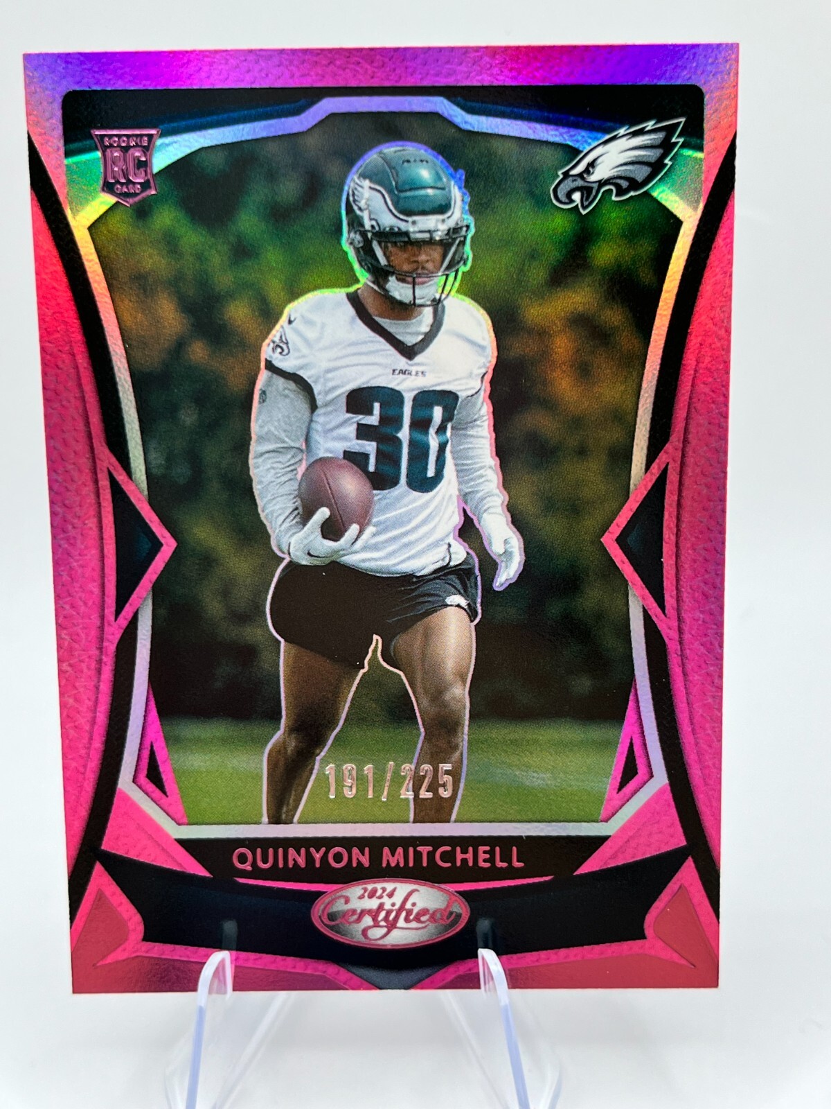 2024 Panini Certified Quinyon Mitchell #116 Rookies Pink Mirror /225 (RC)