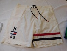 Tommy Hilfiger Men's Swim Trunks Shorts Board 6.5" Inseam XXL 78D4041 118 White