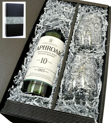  Laphroaig Scotch Whisky 10y 40% 0,7l mit 2 Stölzle Gläser in Geschenkkarton
