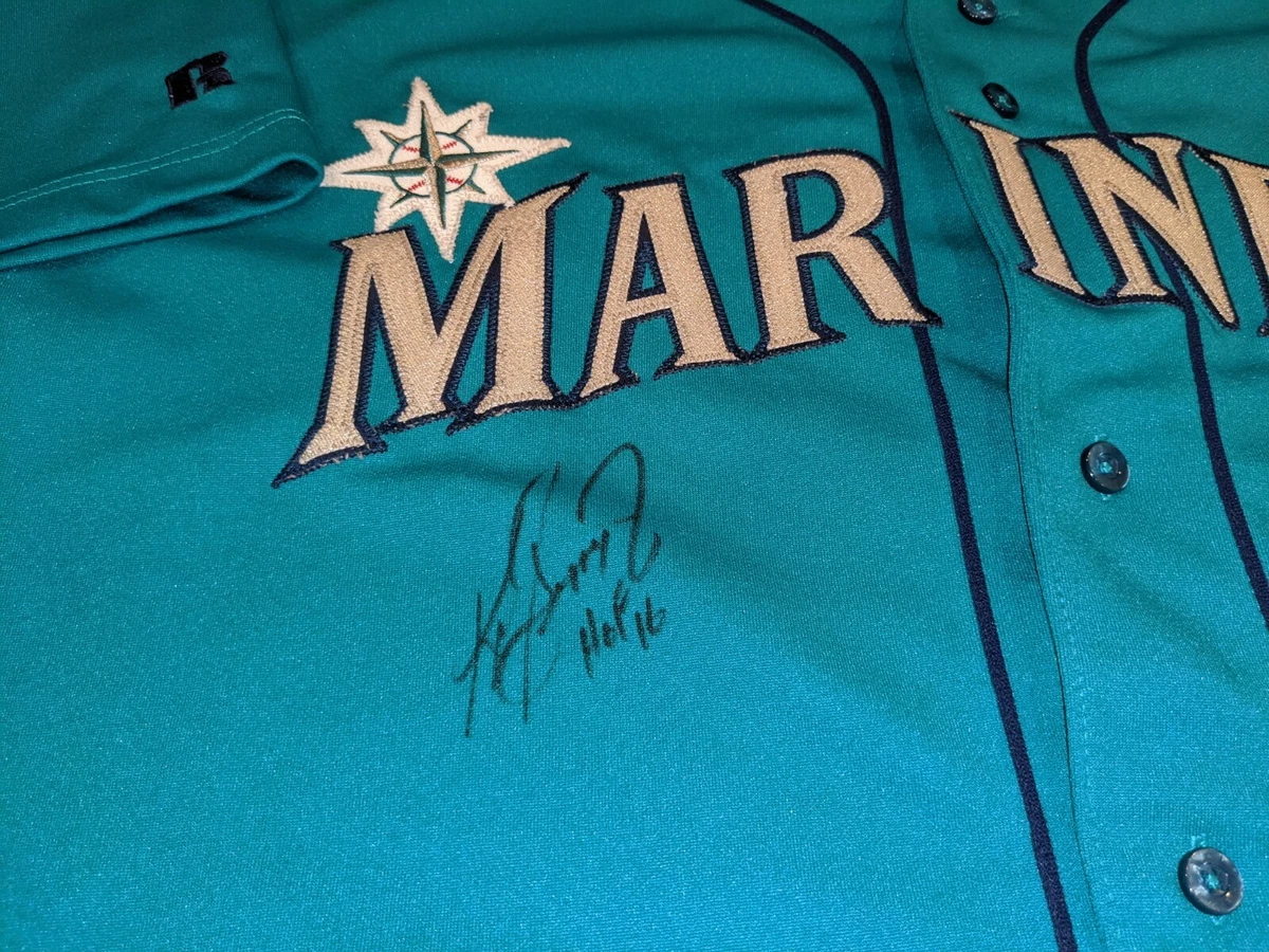 Ken Griffey Jr Autographed Teal Mariners Jersey - Beautifully Matted and  Framed - Hand Signed By Griffey and Certified Authentic by Beckett -  Includes