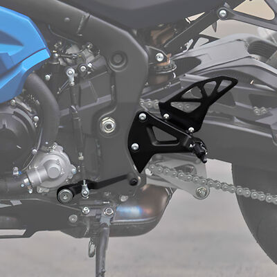 と Front Driver Foot Pegs Footrest Bracket Fit For Suzuki GSXR1000