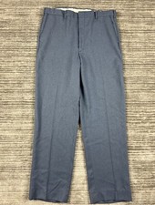 Vintage Sears Sportswear Pants Mens 36x34 Blue Polyester PERMA-PREST Flexslax