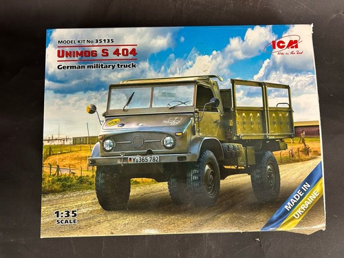ICM 35136 - 1:35 Unimog S 404 Con Corpo Scatola, Camion Militare Tedesco - Neu - Foto 10