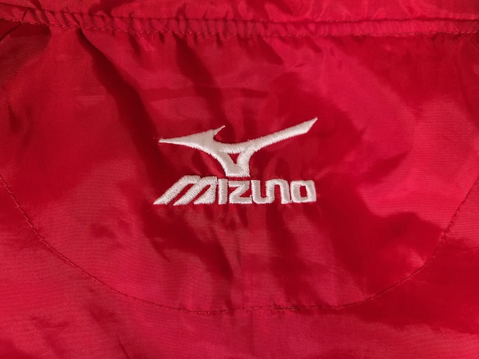 MIZUNO Jacket Mens XL Red Outdoor Sports Baseball Golf Coach Vented Windbreaker - Image 3 of 4