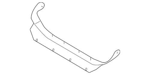 Deflector de soporte de radiador para Ford F-350 Super Duty 2008-2010 (N/P 9C3Z-8327-B)