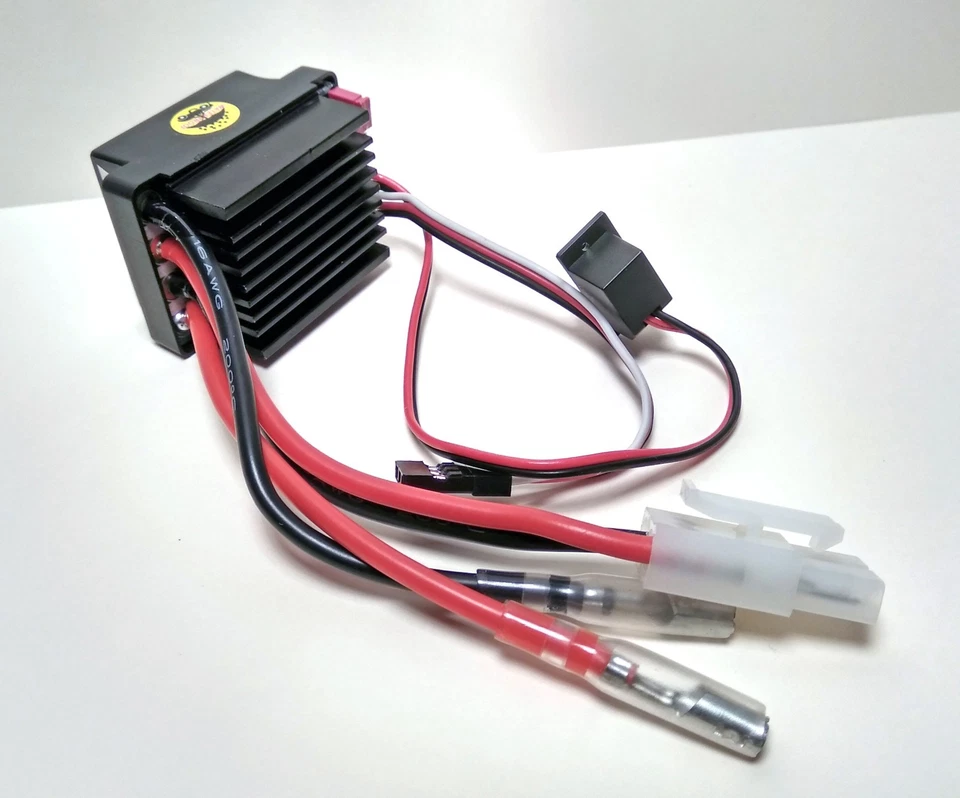 Rc Car Brushed Waterproof Esc For 1/10 Traxxas Stampede Rustler Bandit Telluride - Image 2 of 4