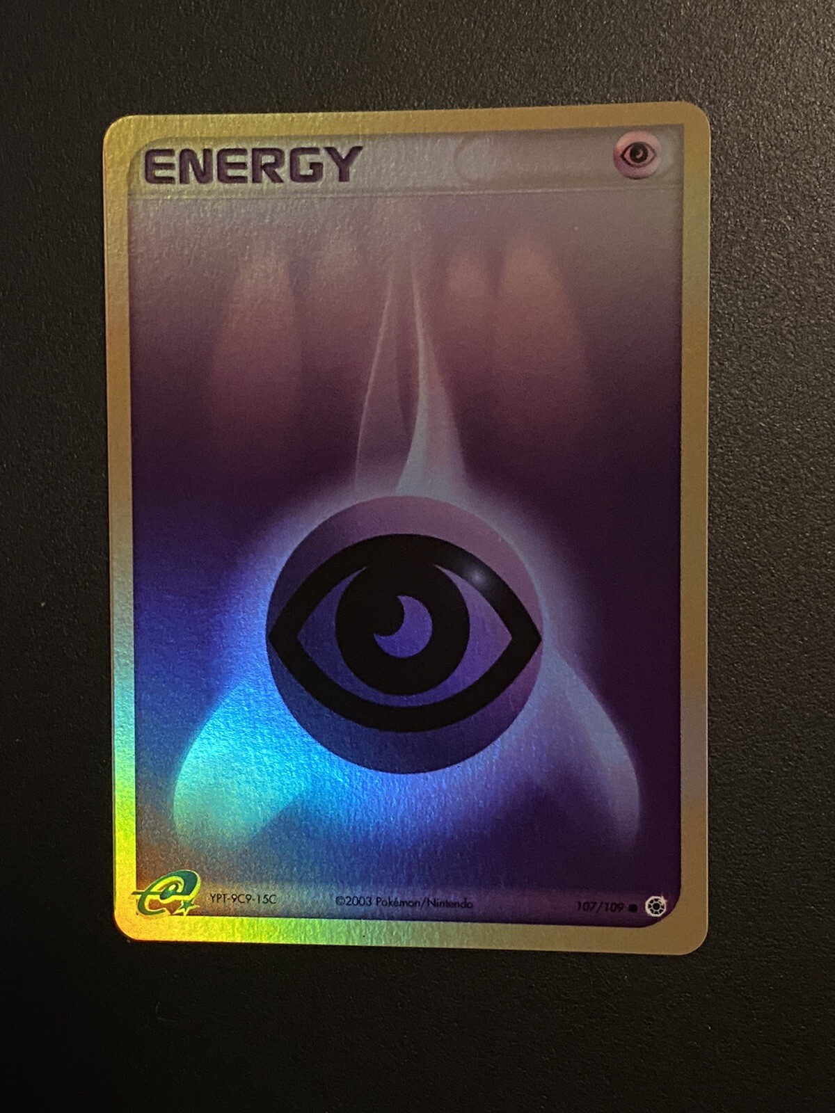 2003 Pokemon EX Ruby & Sapphire 107/109 Psychic Energy Reverse Holo (NM)