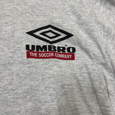 Vintage 90s UMBRO Soccer Football Logo Single Stitch Shirt