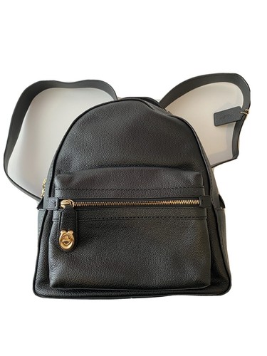 Coach Black/Gold Campus Backpack 