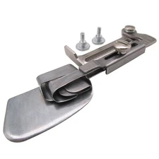 ADJUSTABLE END SIZE DOUBLE FOLD HEMMING FOLDER ATTACHMENT FOR SEWING MACHINES