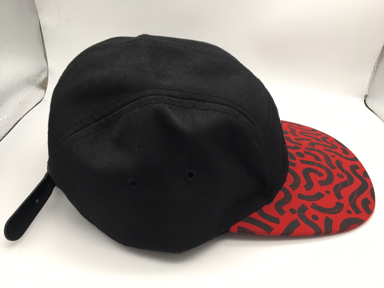 Primitive Five Panel Strapback baseball cap Black… - image 4