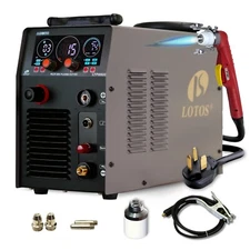 LOTOS LTP8500 85A Non-Touch Pilot Arc Plasma Cutter, Drag Cut, 1”Clean cut, 220V