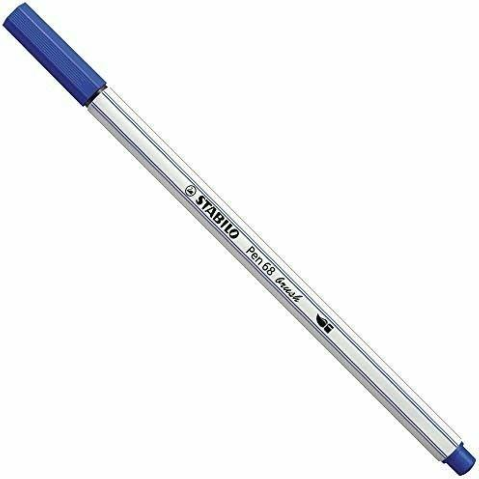 PENNARELLO PEN 68 BRUSH PUNTA PENNELLO 568/32 BLU OLTREMARE - STABILO